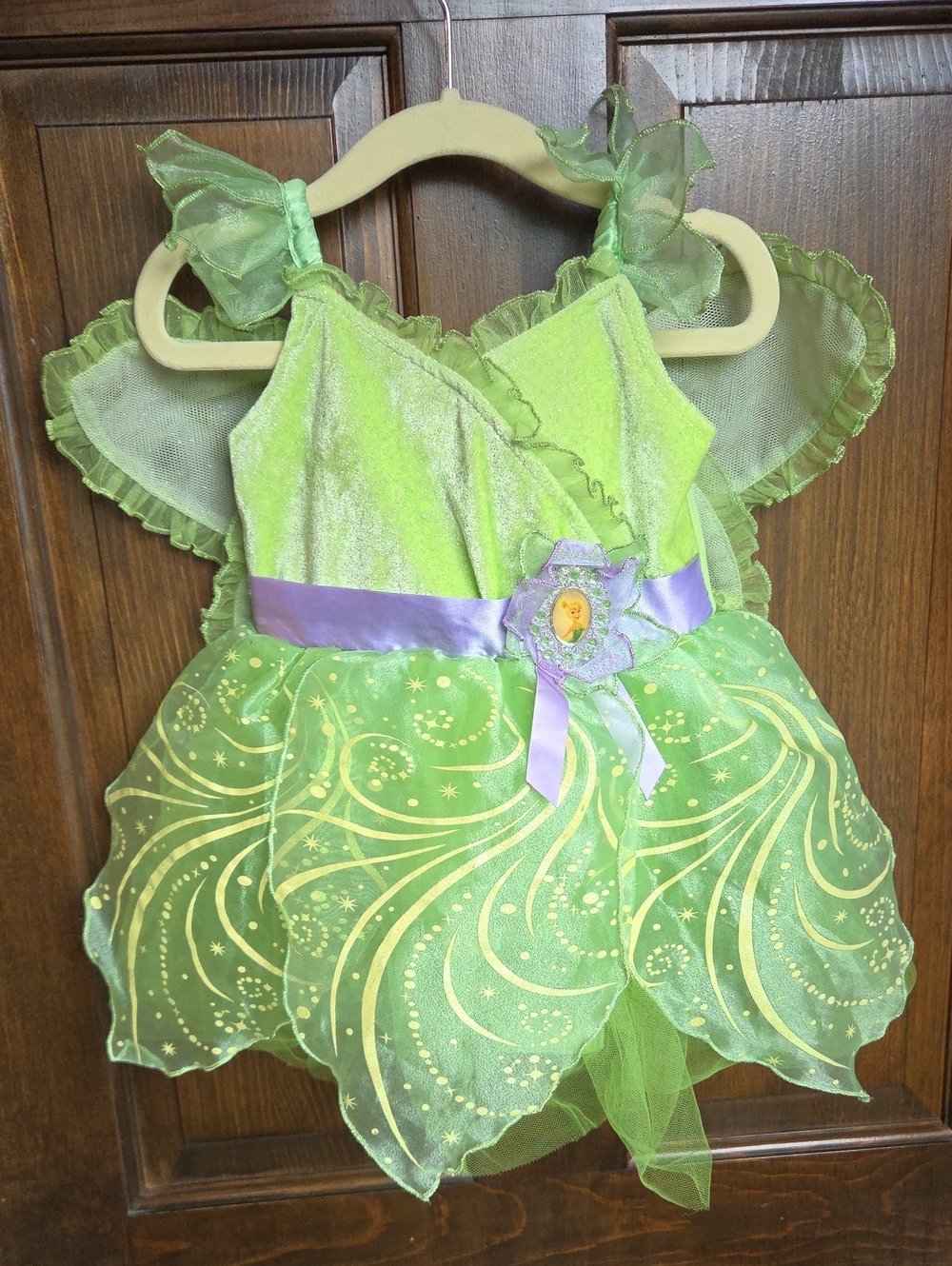 Tinkerbell 18 mo Disney store Girls Green Fairy Tutu Costume with Wings